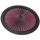 K&N-66-1601-X-Stream; Air Filter Lid; Top Only; Dia. 16 in.; Black; 