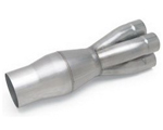 Exhaust Header Collector Locking Tabs