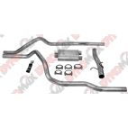 Dynomax-19431-Super Turbo Kit; Dual Cat-Back System; 3 in. System; Incl. Intermediate Pipe; Super Turbo Muffler; Tail Pipes; Clamps; 